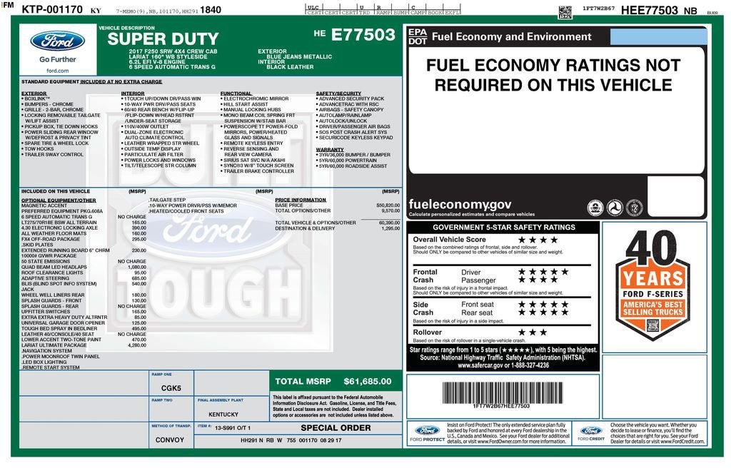 2017 Ford F-250 King Ranch