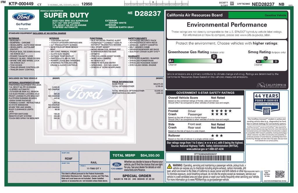 2022 Ford Super Duty F-250 SRW XL