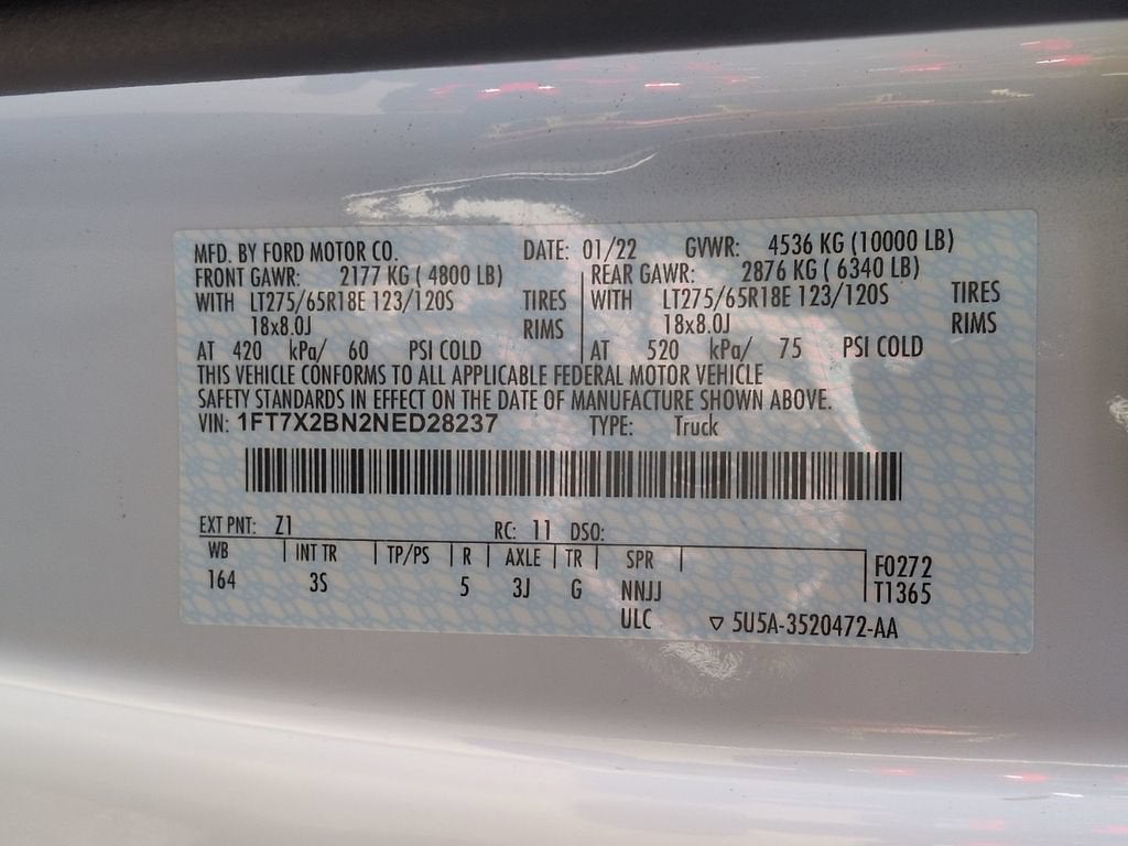 2022 Ford Super Duty F-250 SRW XL