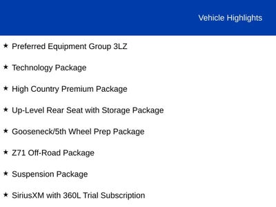2026 Chevrolet Silverado 2500 HD High Country