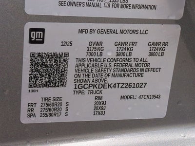 2026 Chevrolet Silverado 1500 LT