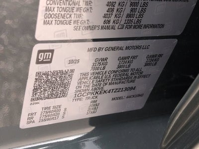 2026 Chevrolet Silverado 1500 LT (2FL)