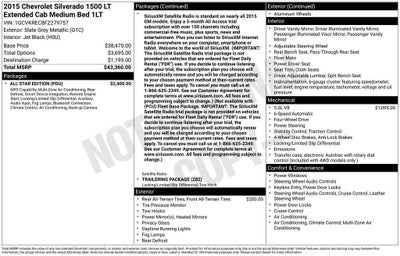 2015 Chevrolet Silverado 1500 LT