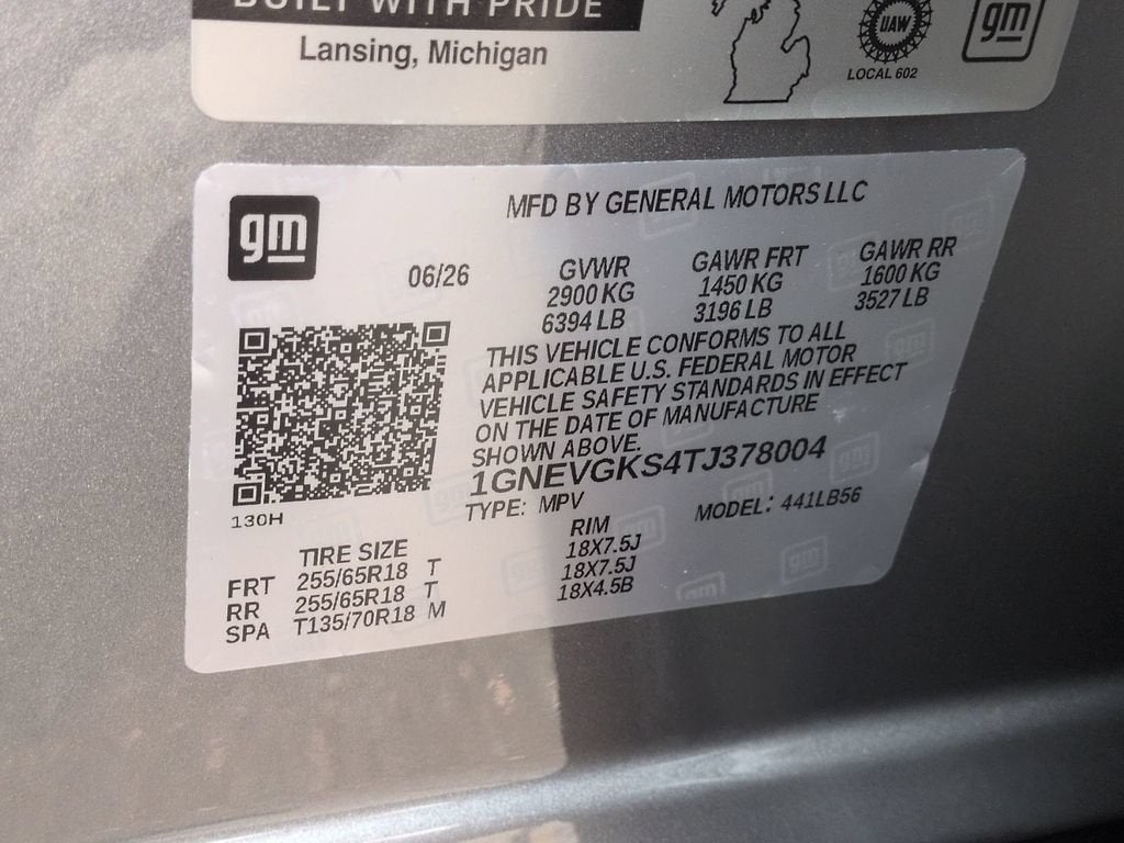2026 Chevrolet Traverse LT