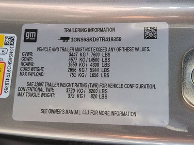 2026 Chevrolet Tahoe Premier