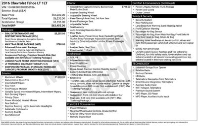 2016 Chevrolet Tahoe LT