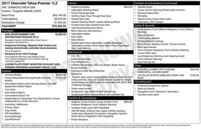 2017 Chevrolet Tahoe Premier