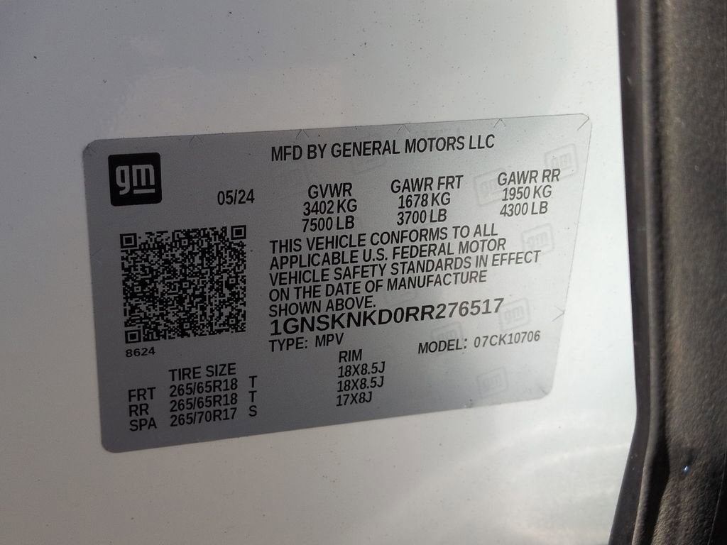 2024 Chevrolet Tahoe LT