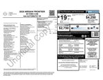 2025 Nissan Frontier King Cab SV 4x4