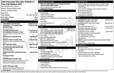 2026 Chevrolet Silverado 3500 HD LT