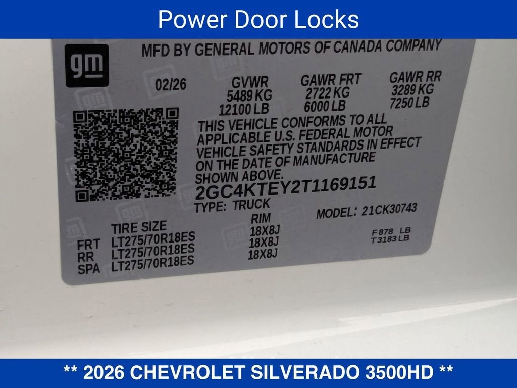 2026 Chevrolet Silverado 3500 HD LT