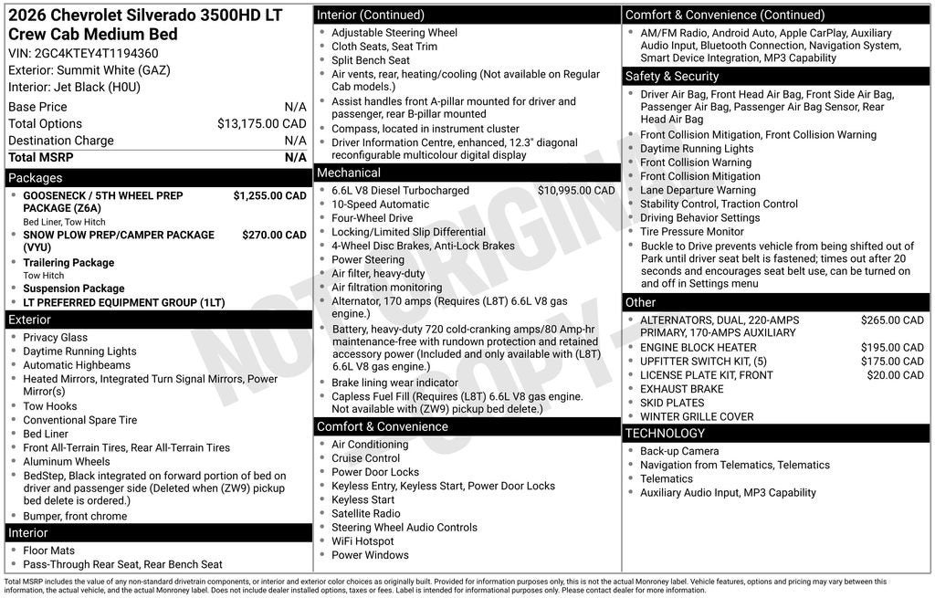 2026 Chevrolet Silverado 3500 HD LT