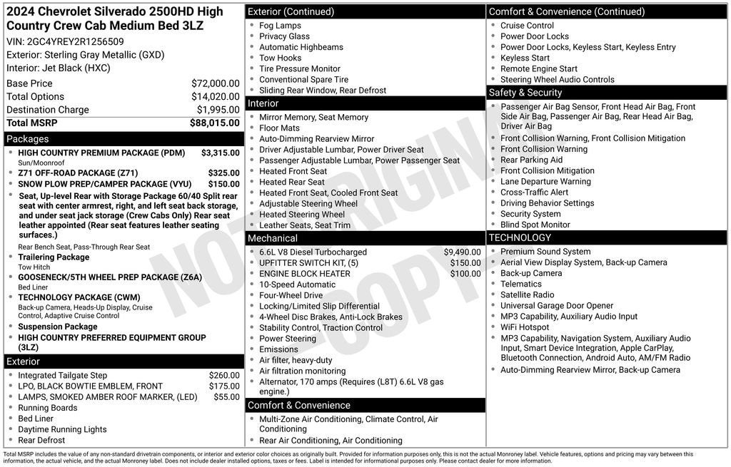 2024 Chevrolet Silverado 2500 HD High Country