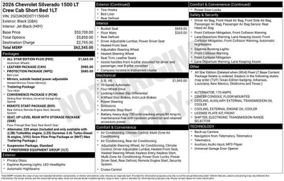 2026 Chevrolet Silverado 1500 LT