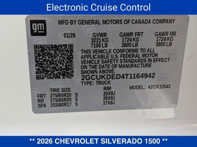 2026 Chevrolet Silverado 1500 LT