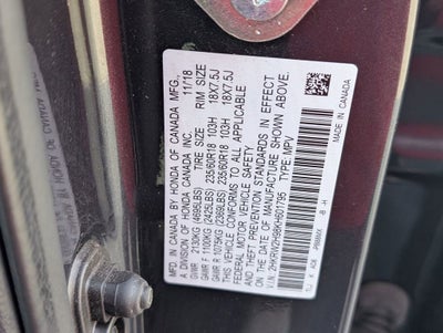 2019 Honda CR-V Touring