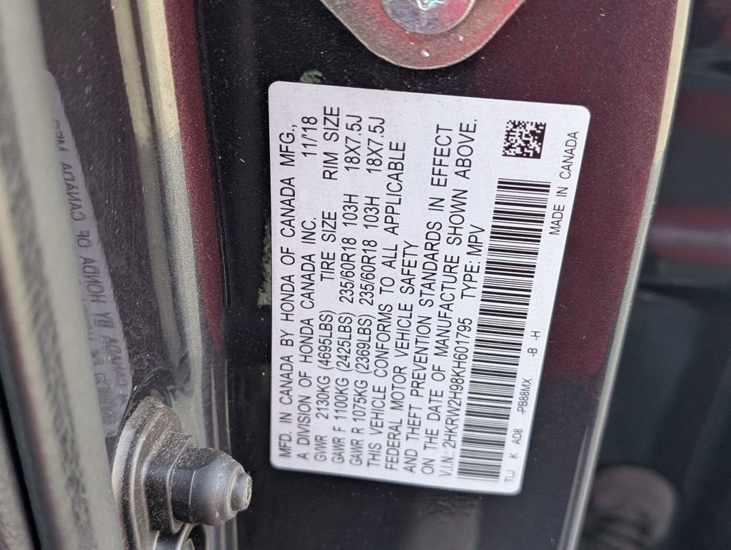 2019 Honda CR-V Touring