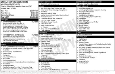 2025 Jeep Compass Latitude