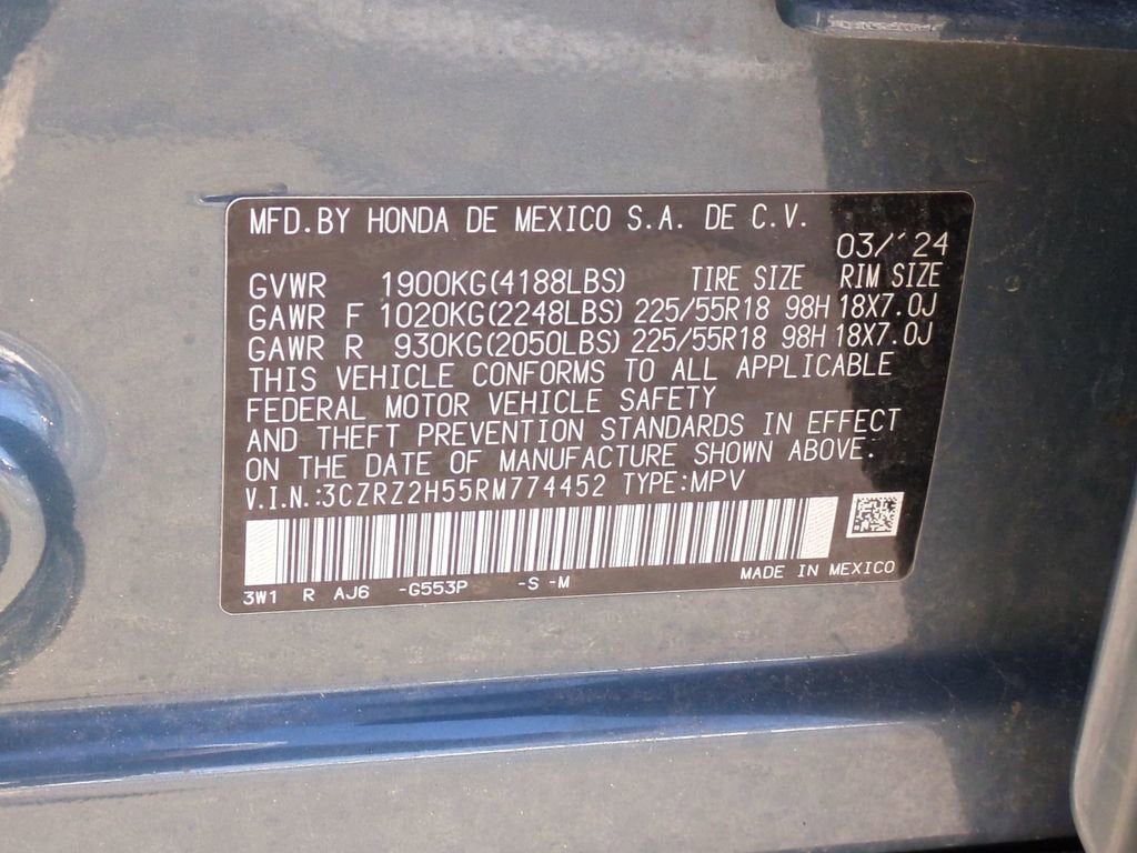 2024 Honda HR-V AWD Sport