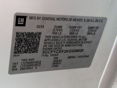 2019 Chevrolet Silverado 1500 Custom Trail Boss