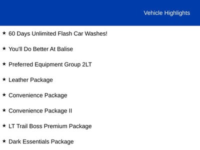2026 Chevrolet Silverado 1500 LT Trail Boss