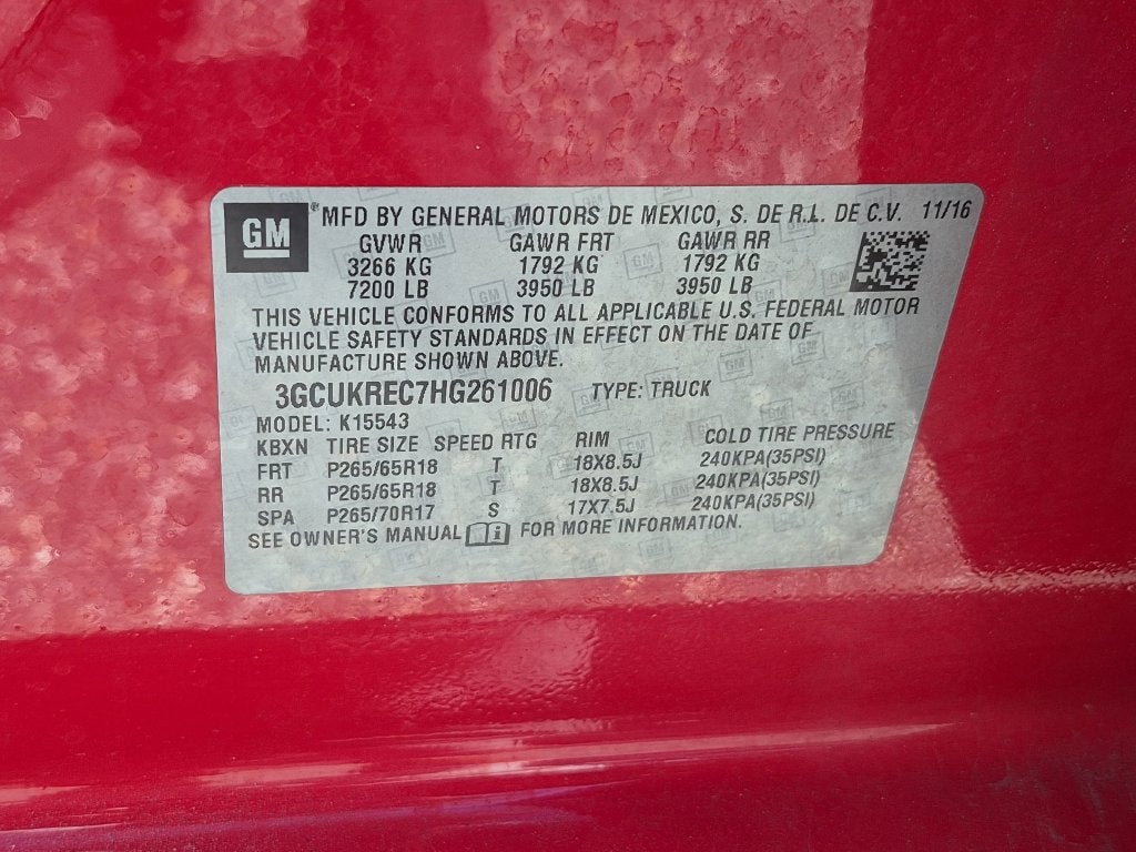 2017 Chevrolet Silverado 1500 LT