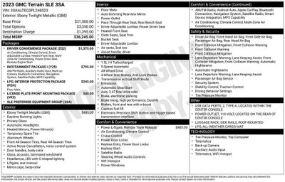 2023 GMC Terrain SLE