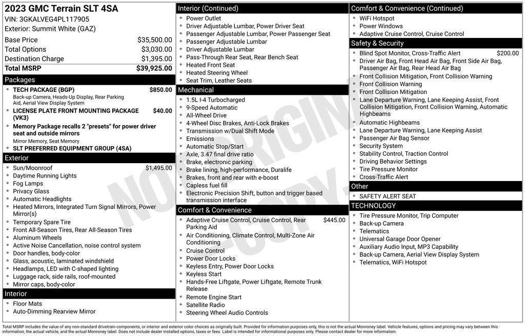 2023 GMC Terrain SLT