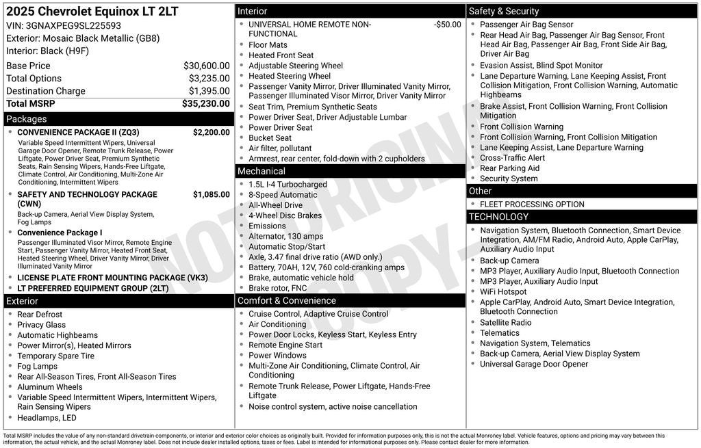 2025 Chevrolet Equinox LT