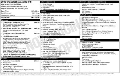 2026 Chevrolet Equinox RS