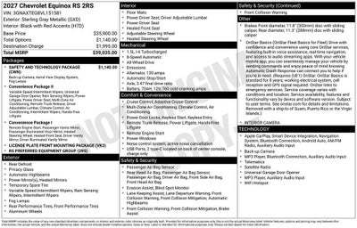 2027 Chevrolet Equinox RS