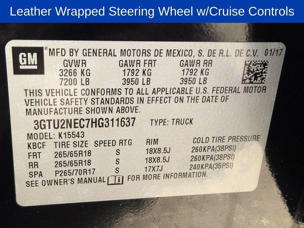 2017 GMC Sierra 1500 SLT