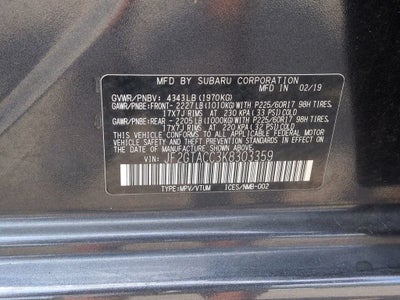 2019 Subaru Crosstrek 2.0i Premium