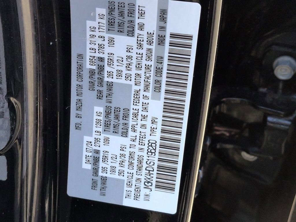 2025 Mazda Mazda CX-90 3.3 Turbo Select Package