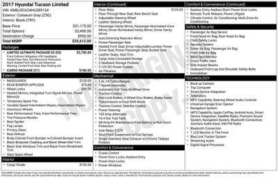 2017 Hyundai Tucson Limited
