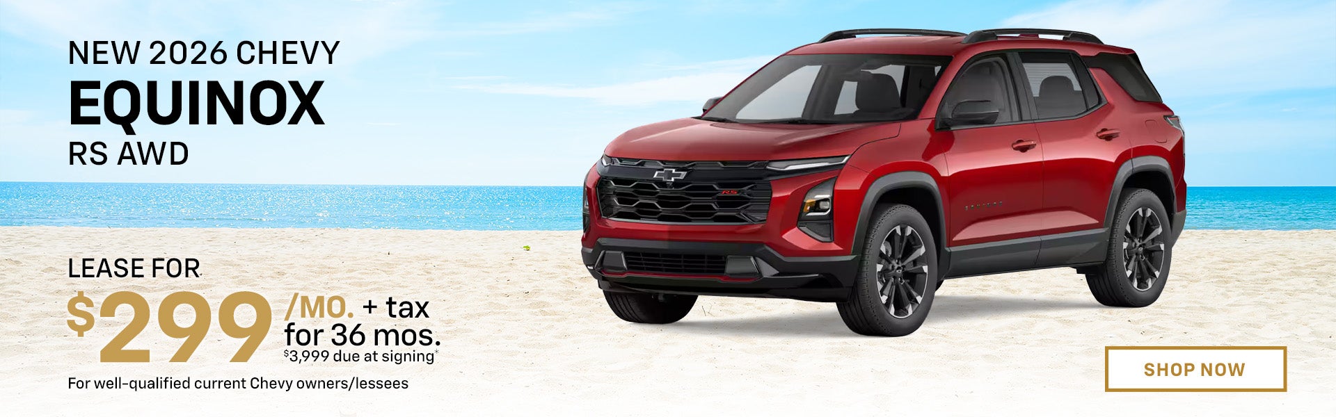 New 2026 Chevrolet Equinox RS AWD